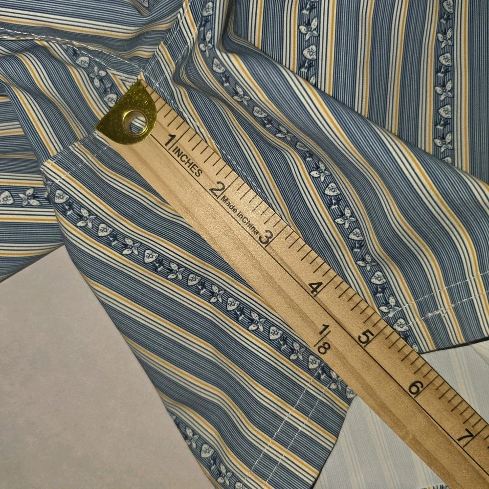 Vans Mens Primary Elastic Boardshort / Blue Stripe / Retail $55 Size MEDIUM